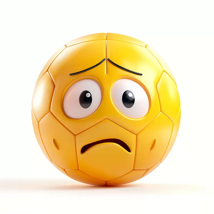 cartoon ball face