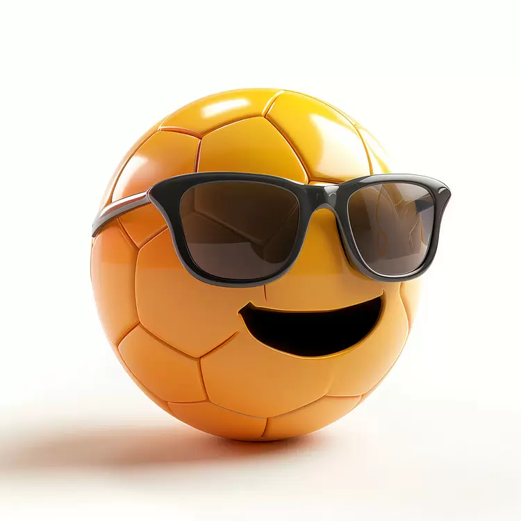 cartoon ball face