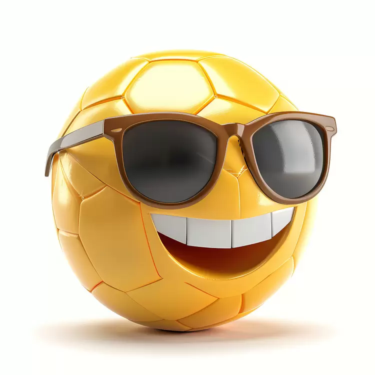cartoon ball face