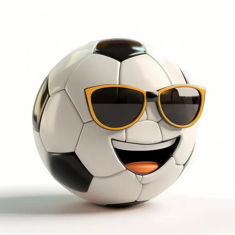cartoon ball face