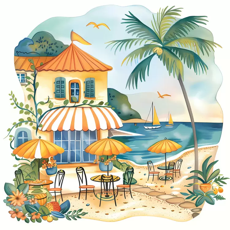 cafe beach