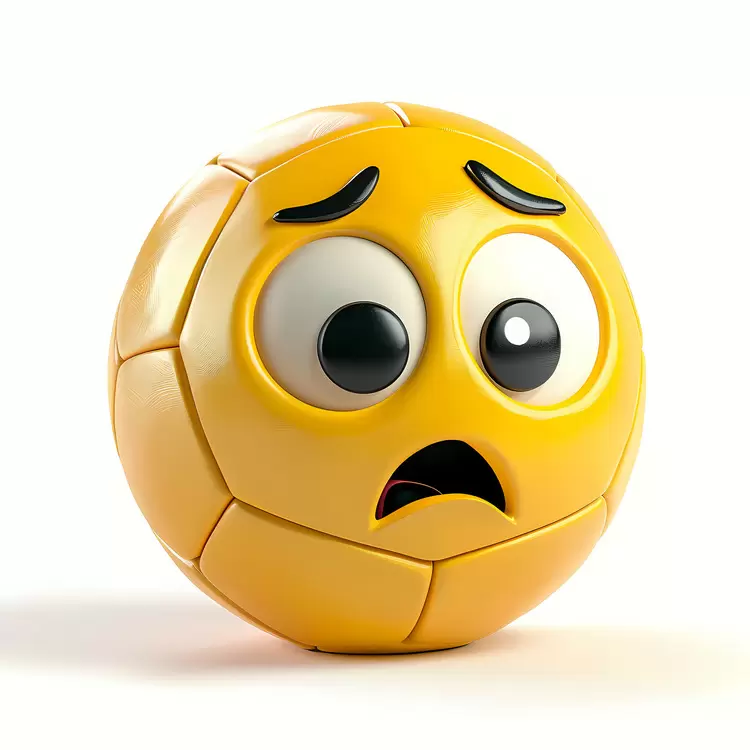 cartoon ball face
