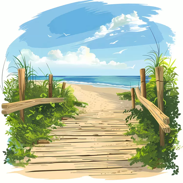 boardwalk beach