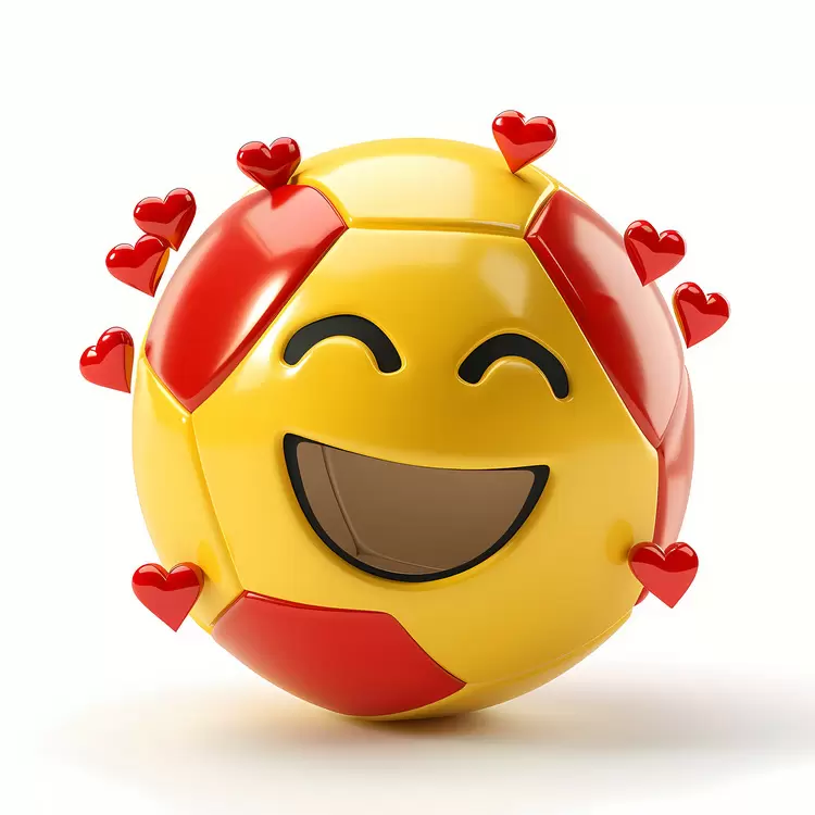 cartoon ball face