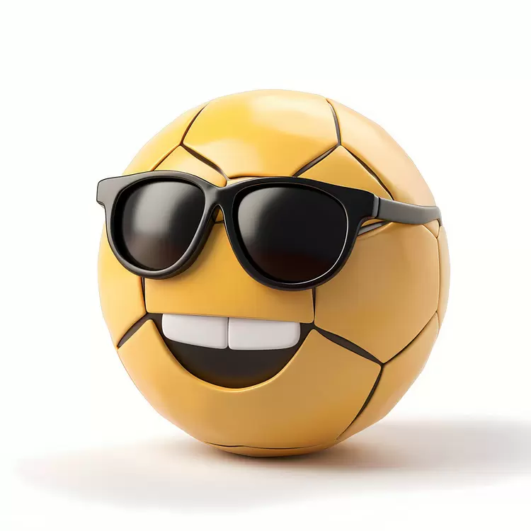 cartoon ball face