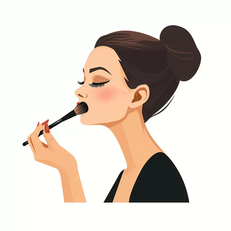 Woman doing Makeup