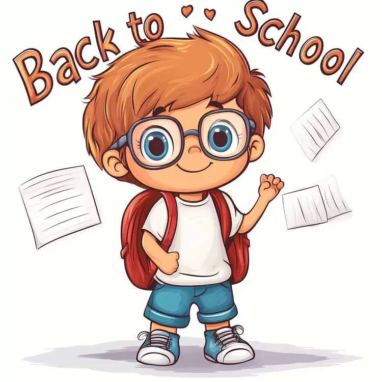 education themes cute cartoon boy school supplies classroom decorations back to school