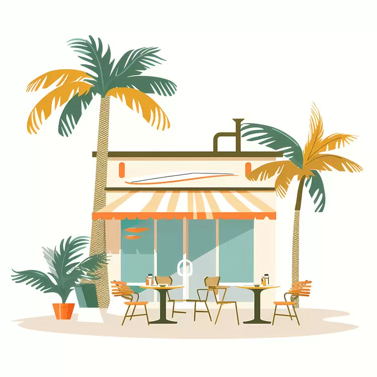 cafe beach