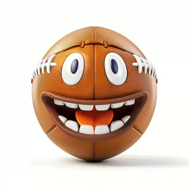 cartoon ball face