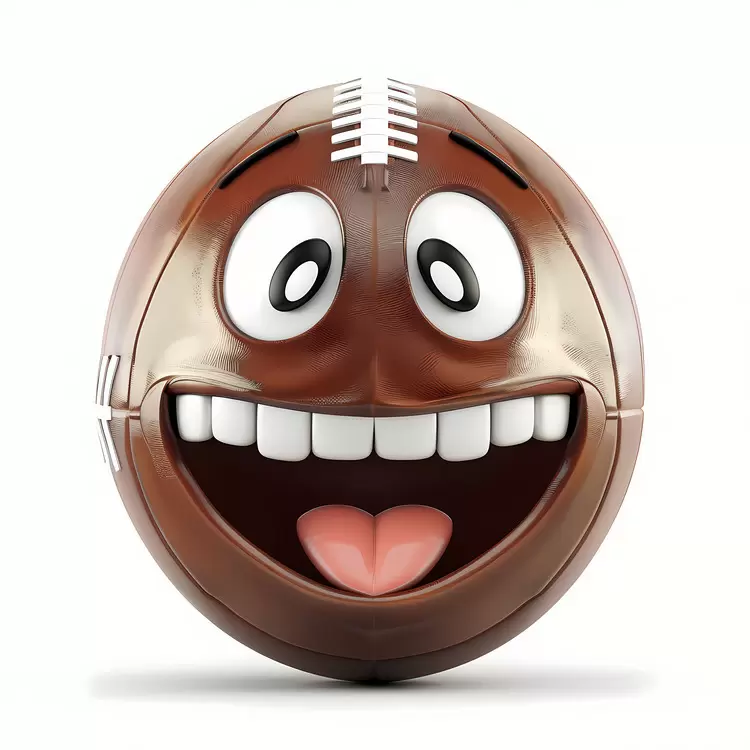 cartoon ball face