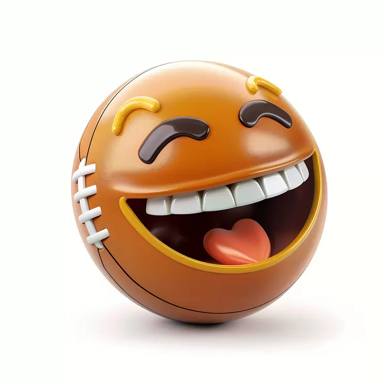 cartoon ball face
