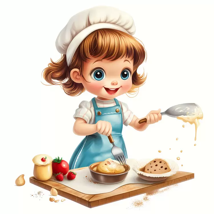 kid baking
