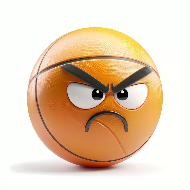 cartoon ball face