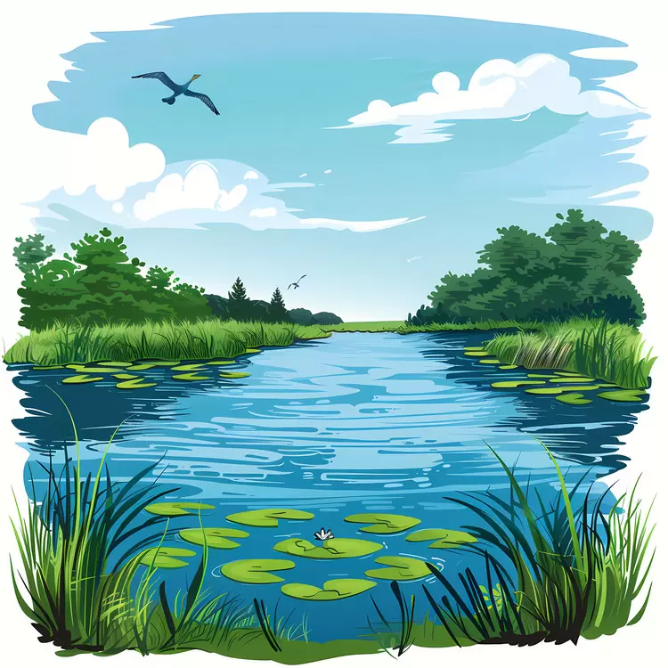 summer pond