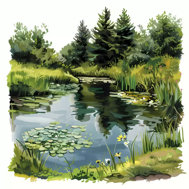 summer pond