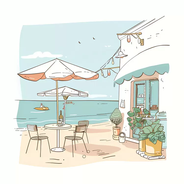 cafe beach