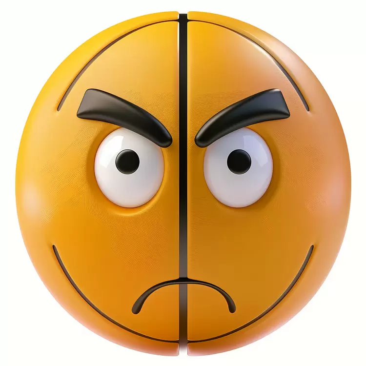 cartoon ball face