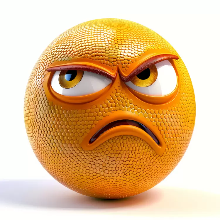 cartoon ball face