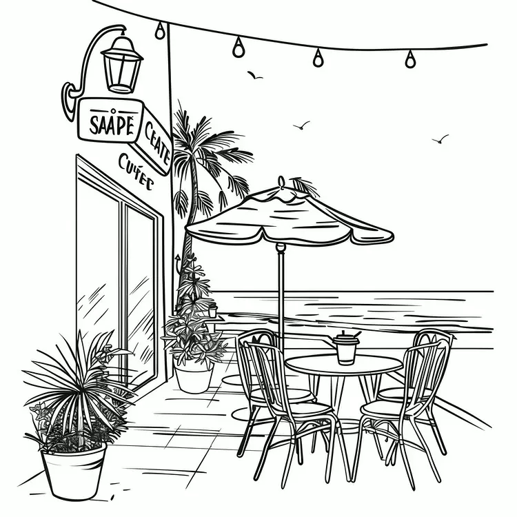 cafe beach