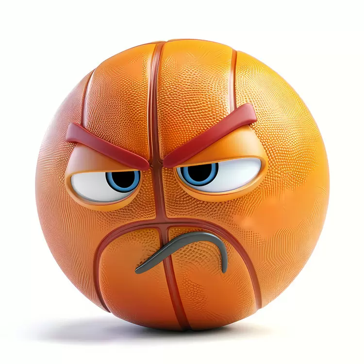 cartoon ball face