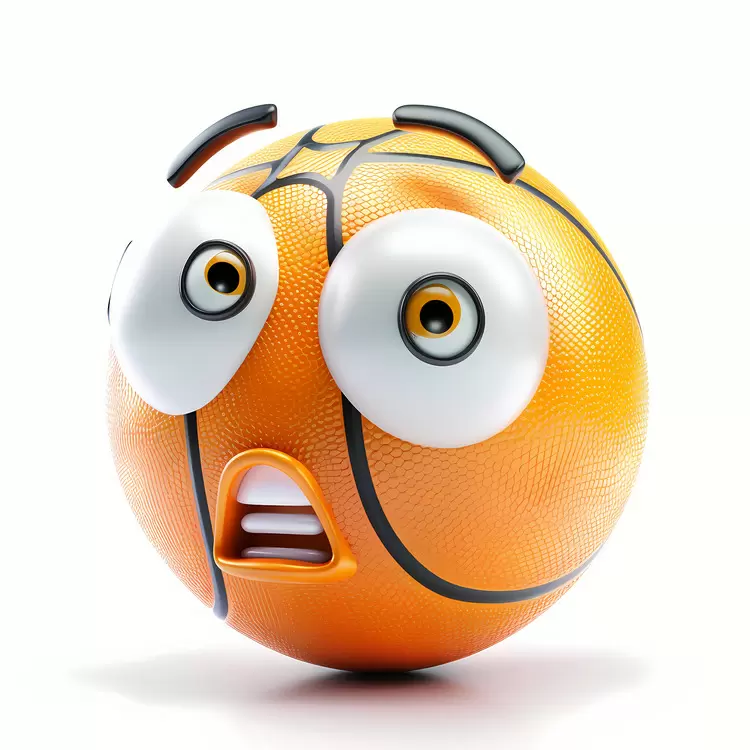 cartoon ball face
