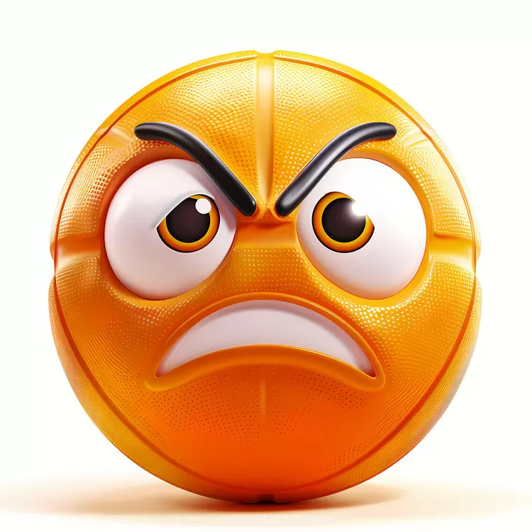 cartoon ball face