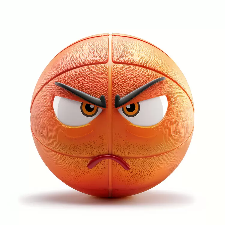 cartoon ball face