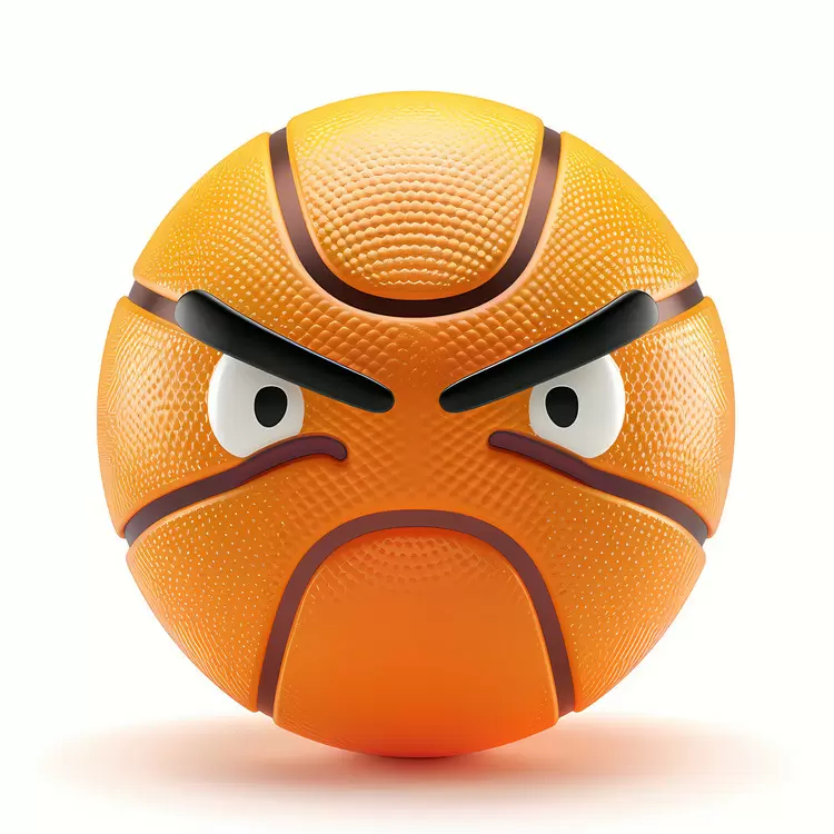 cartoon ball face