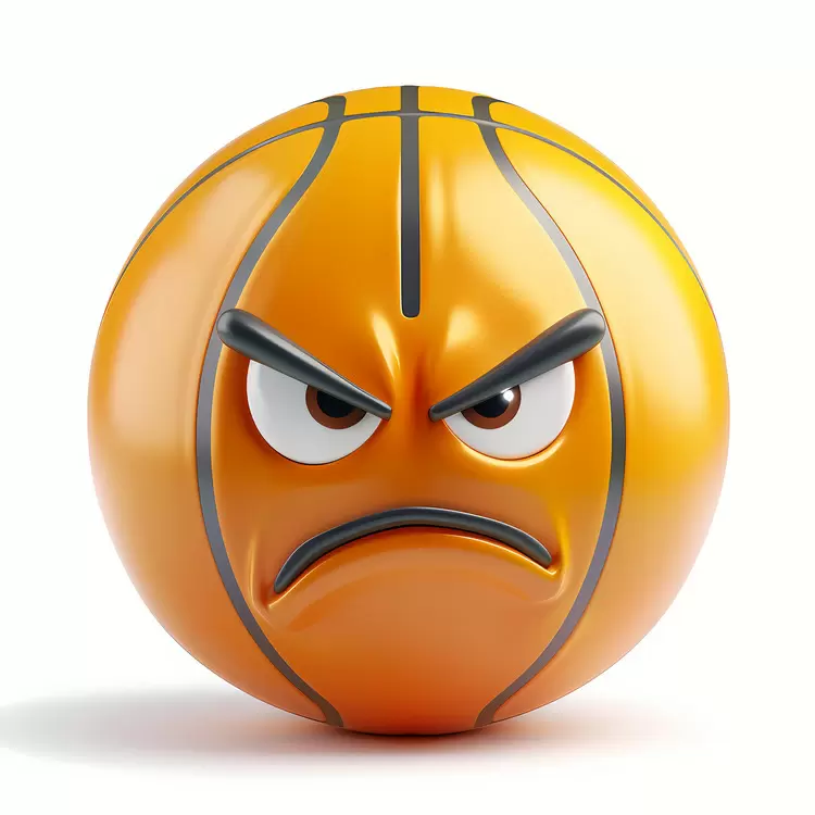 cartoon ball face