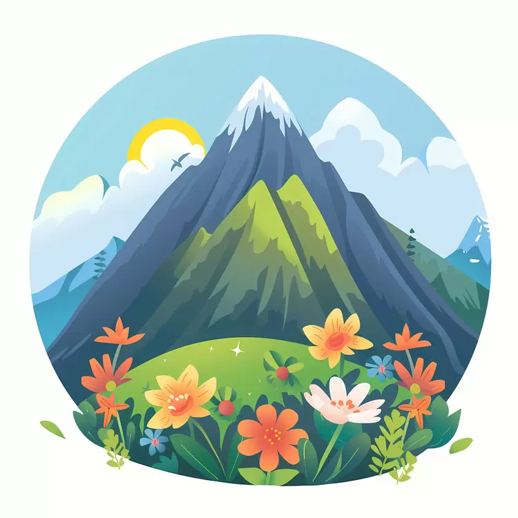 Cartoon Mountain