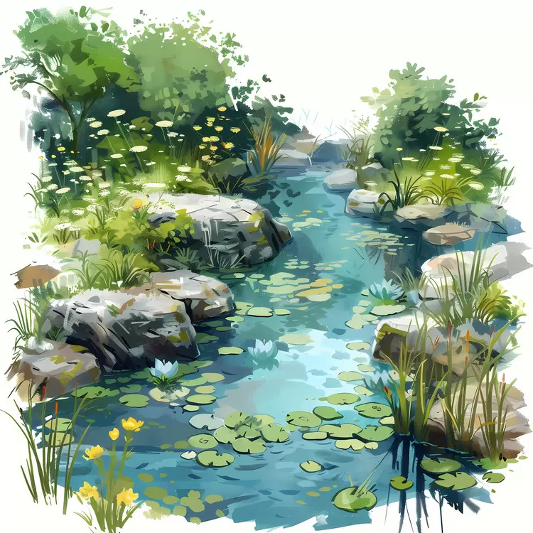 summer pond