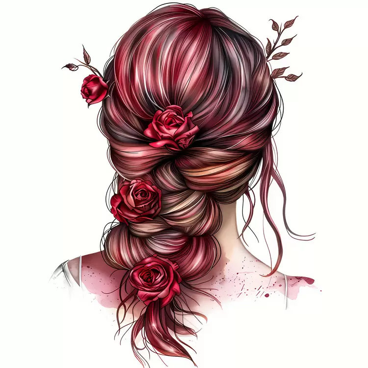 flower hair style