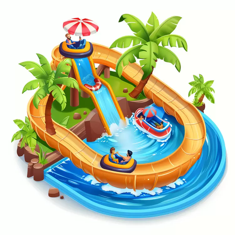Amusement park Water ride