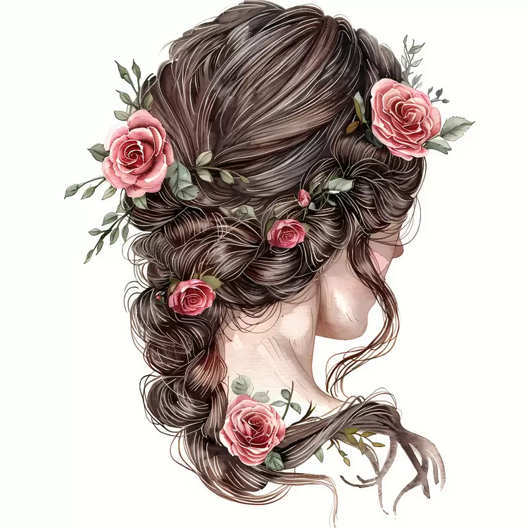 hair style flower