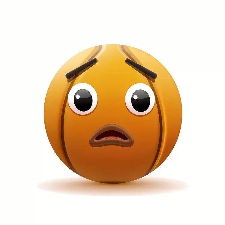 cartoon ball face