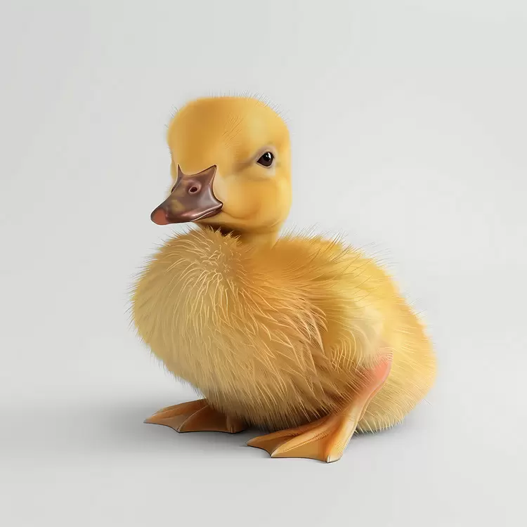 newborn duck