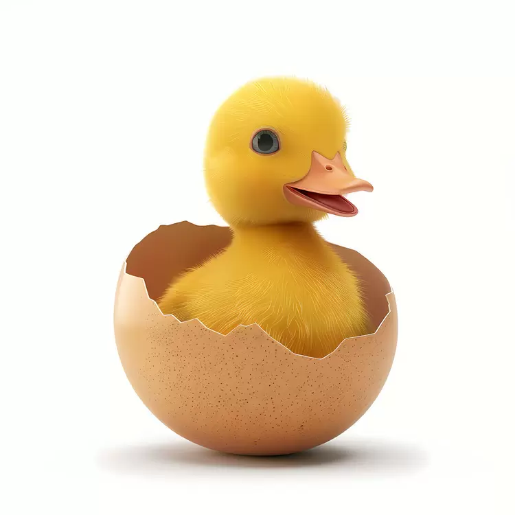 newborn duck