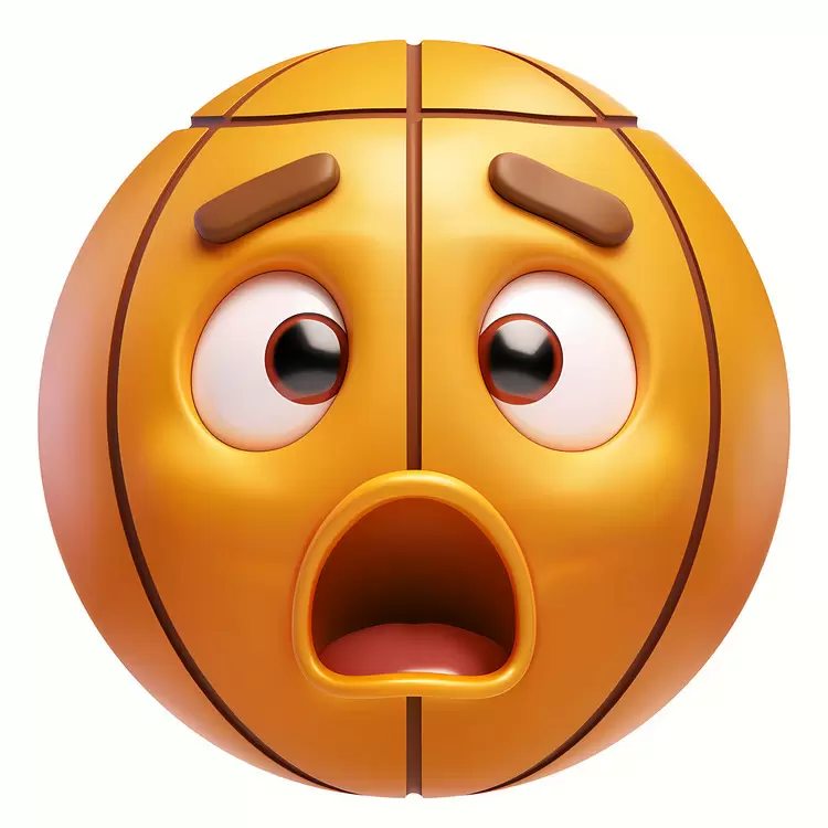 cartoon ball face