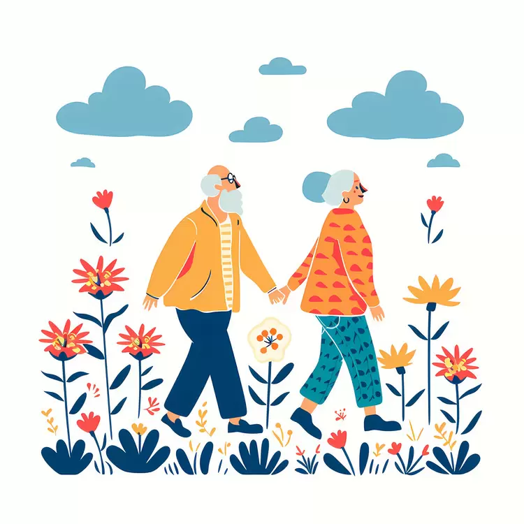 couple walking