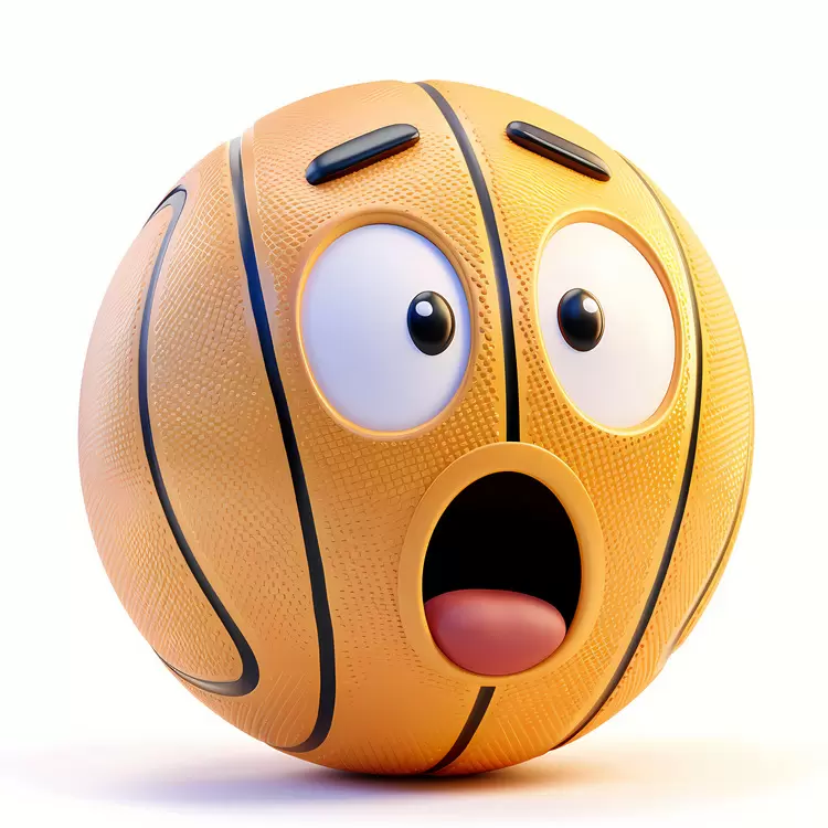 cartoon ball face