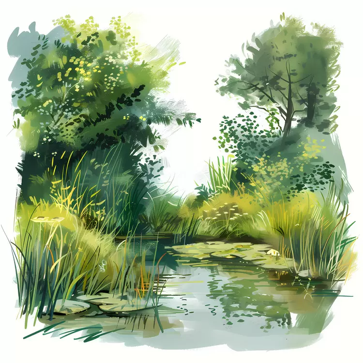 summer pond