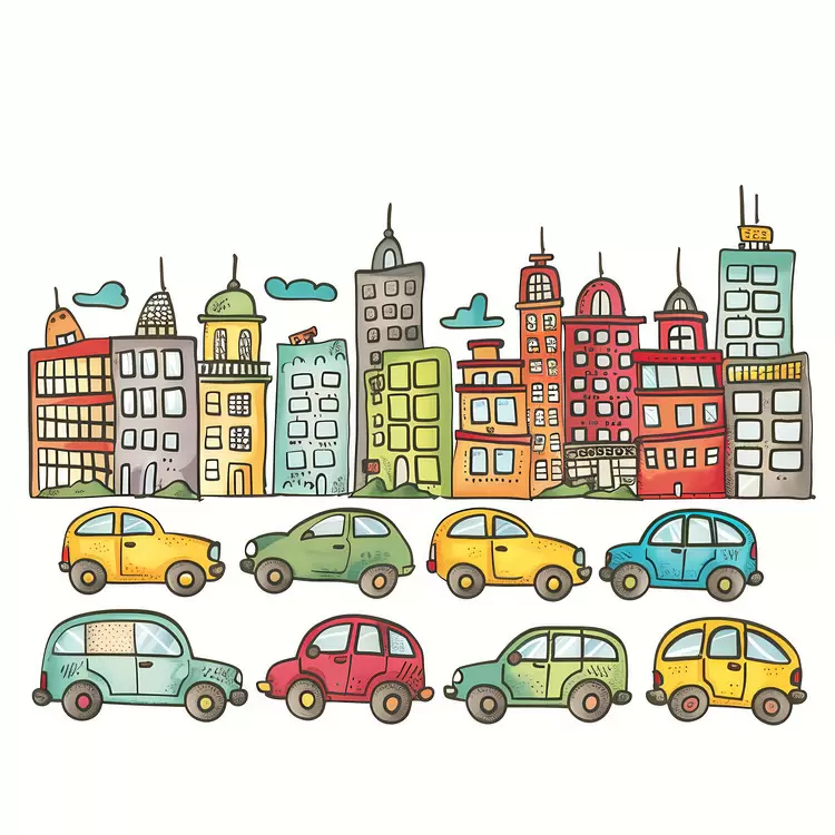 cars in city