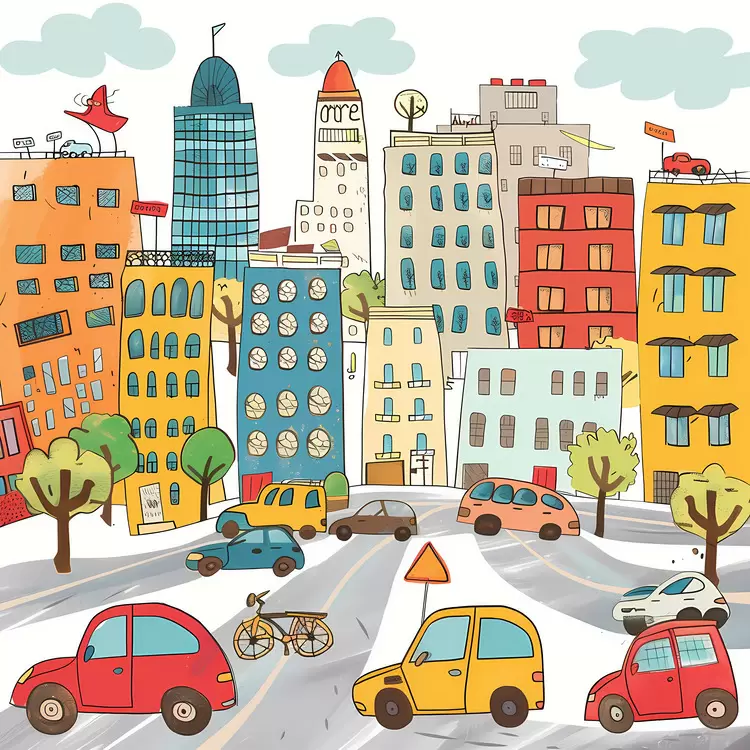 cars in city