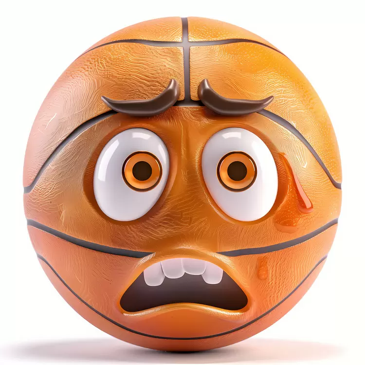 cartoon ball face