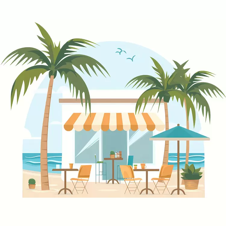 cafe beach
