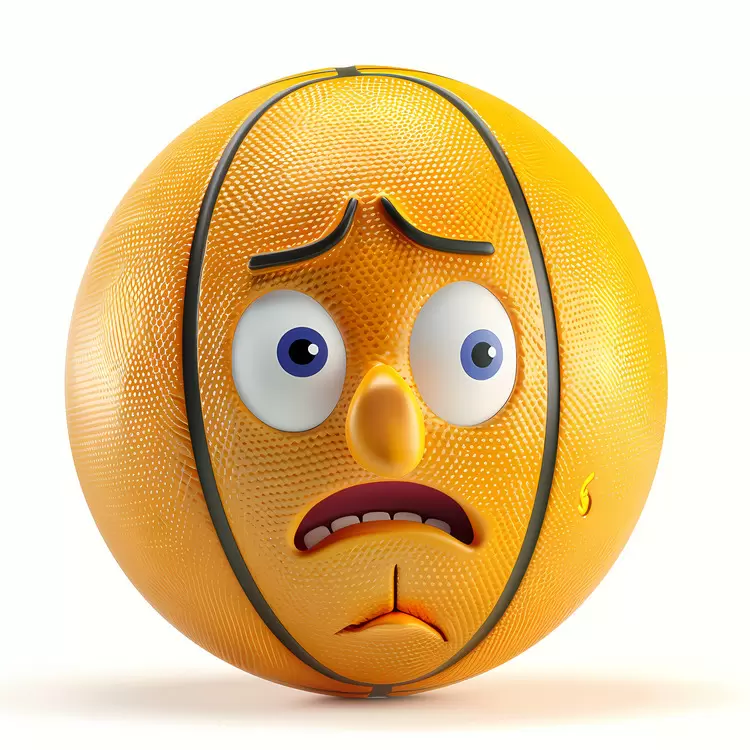 cartoon ball face