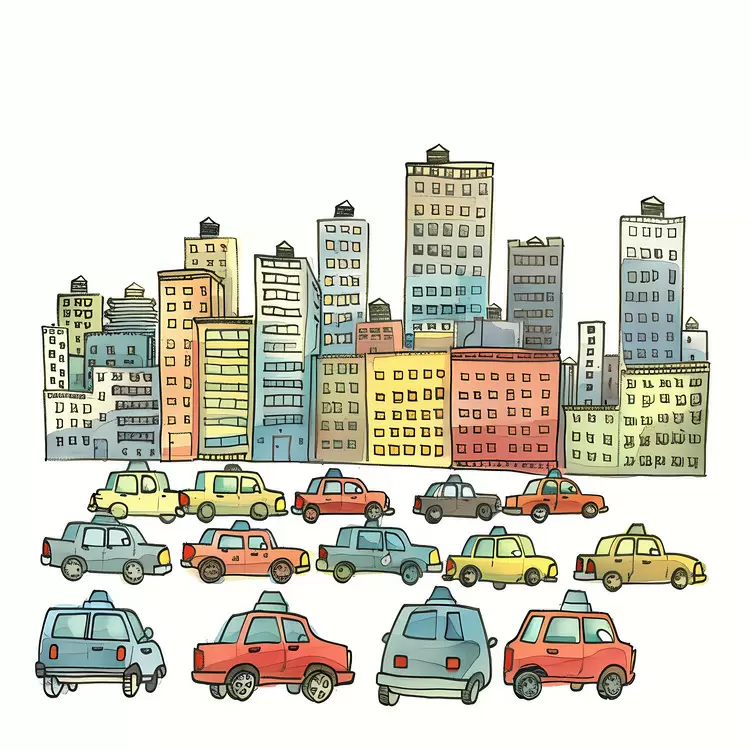 cars in city