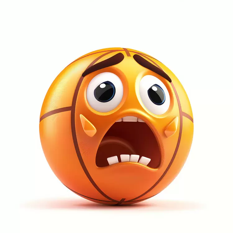 cartoon ball face