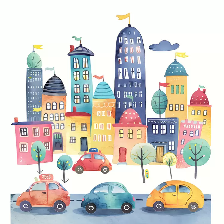 cars in city
