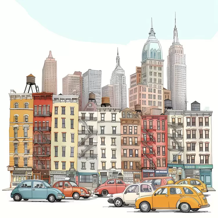 cars in city